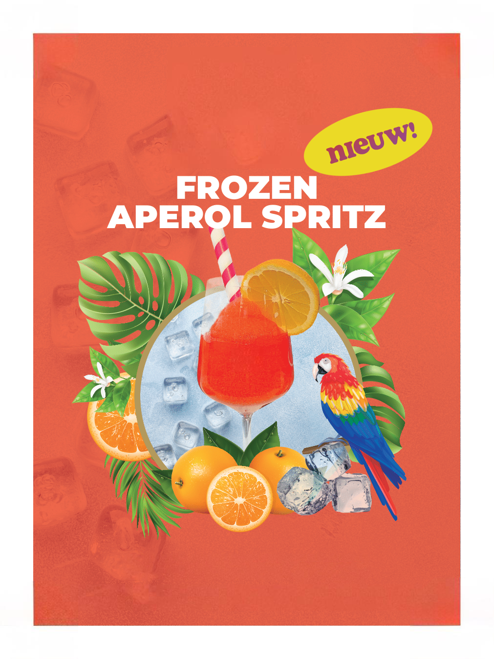 Frozen Apperol Spritz Cocktail Flyer