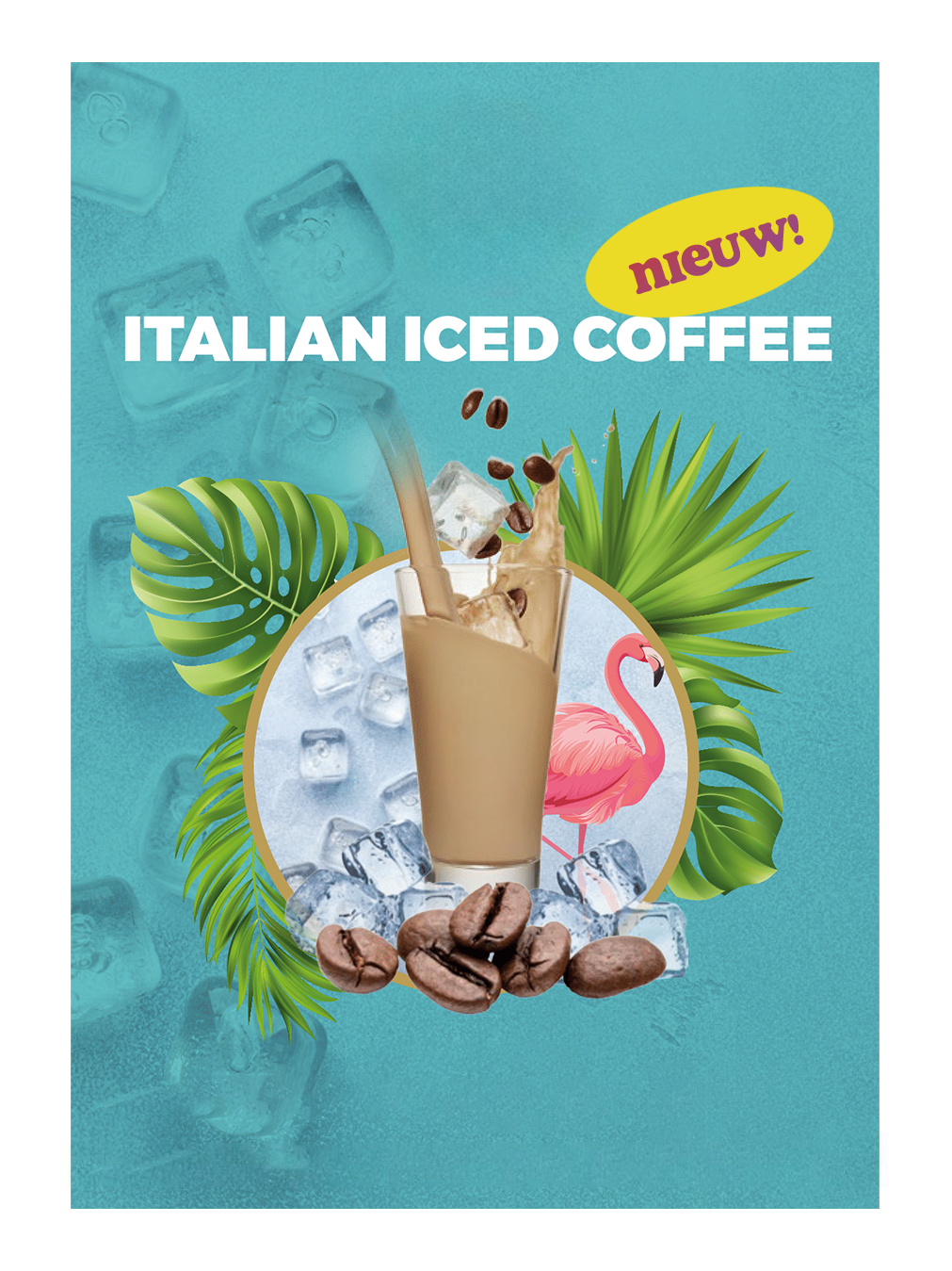 Italian Ice Coffee Flyer